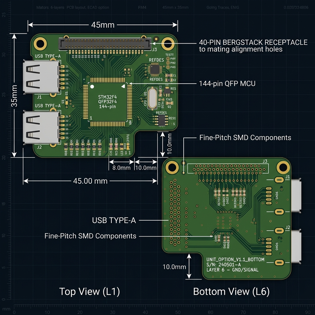 Secure USB Option Module